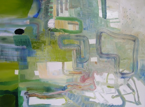 [Image: Josette Urso, Crest, 2012, oil on canvas, 36 x 48 inches]