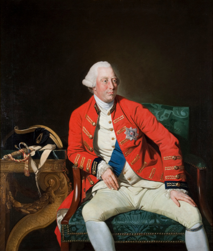 [Image: Johann Zoffany, George III, 1771, oil on canvas, The Zetland Collection]