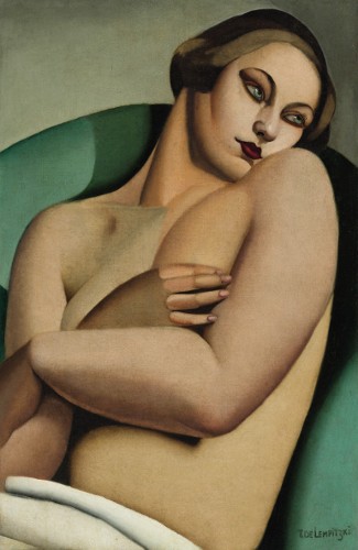 [Image: Tamara de Lempicka, Nu adossé I, 1925, est. $3/5 million, Sotheby's New York, Impressionist & Modern Art Evening Sale, May 2, 2012]