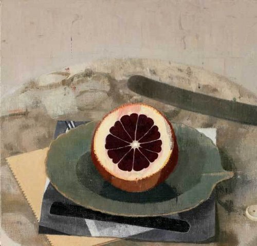 [Image: Susan Jane Walp, Heart of Winter Blood Orange, 2010, oil on linen, 7 7/8 x 8 inches]