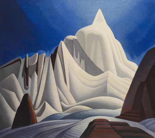 [Image: Lawren Harris, Mountains in Snow: Rocky Mountain Paintings VII, about 1929, Art Gallery of Ontario]