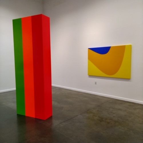 [Image: Installation view of Ann Walsh: Colors at the Golden Gallery]